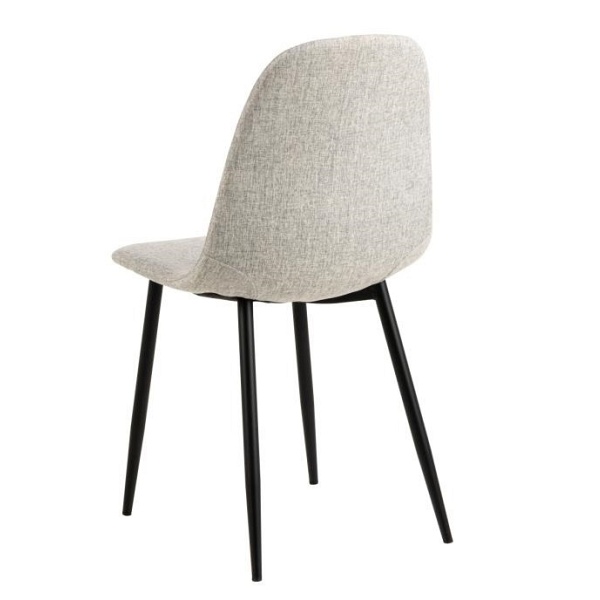 Krzesło Celia szare jasne/ czarne - ACTONA